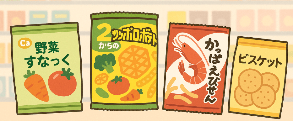 スーパーに売っている２歳児におすすめのお菓子