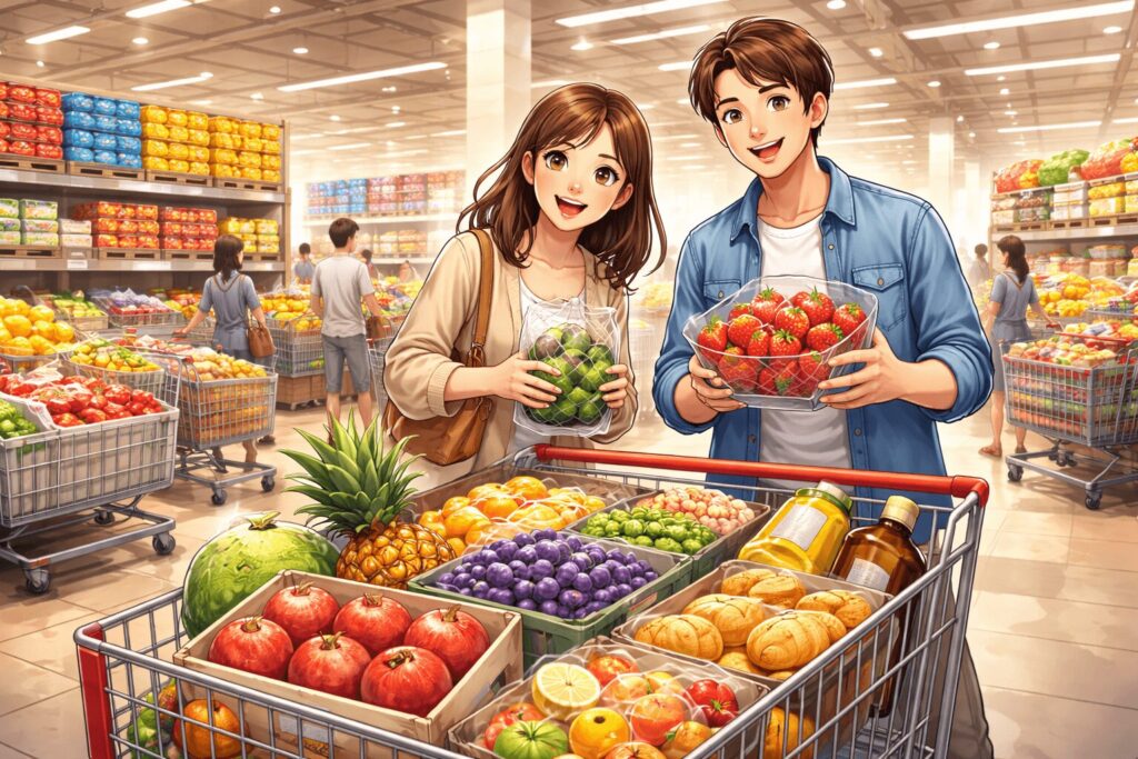 コストコは大容量が狙い