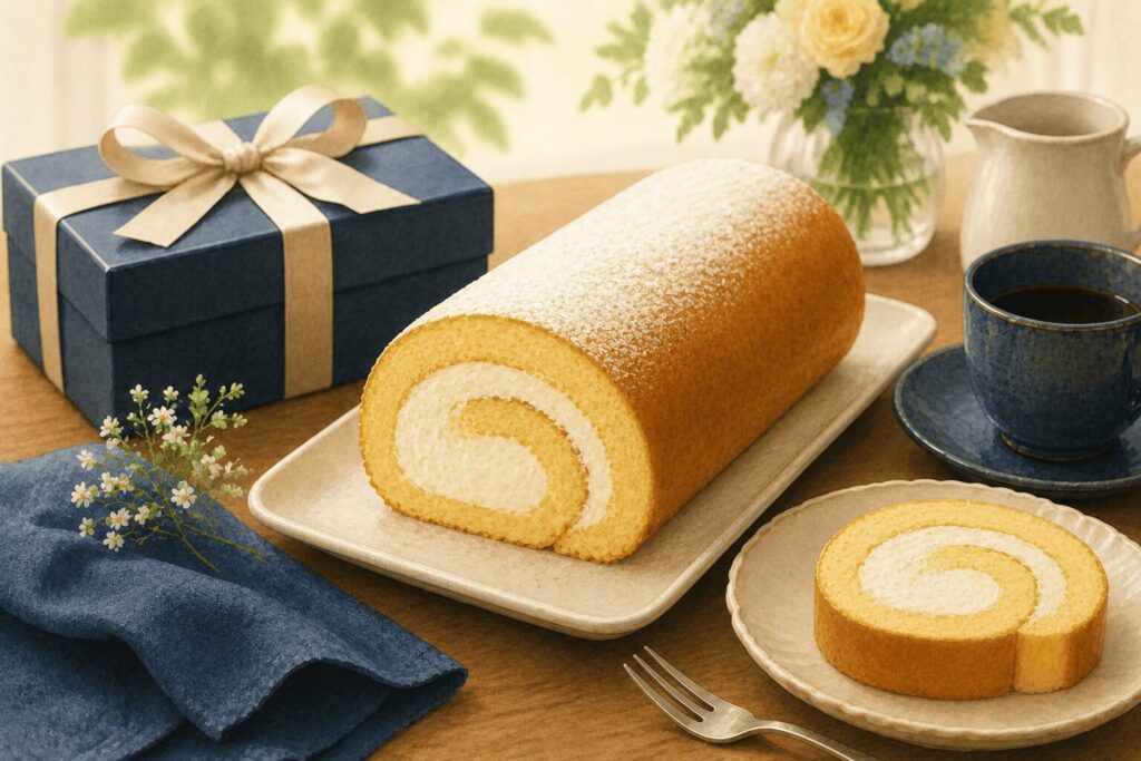 ⑤ ロールケーキ