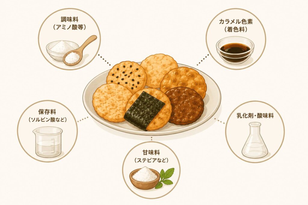 含まれやすい添加物の種類